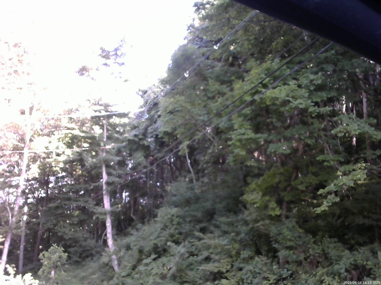 長野県菅平高原 ゆたか山荘 東側上空 2025/08/18 16:15