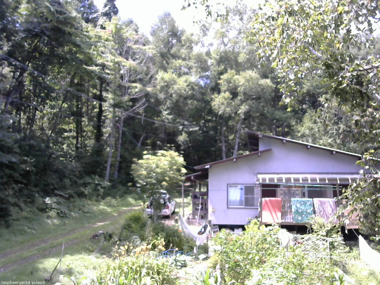 長野県菅平高原 ゆたか山荘 西側(坂上) 2025/08/19 11:45