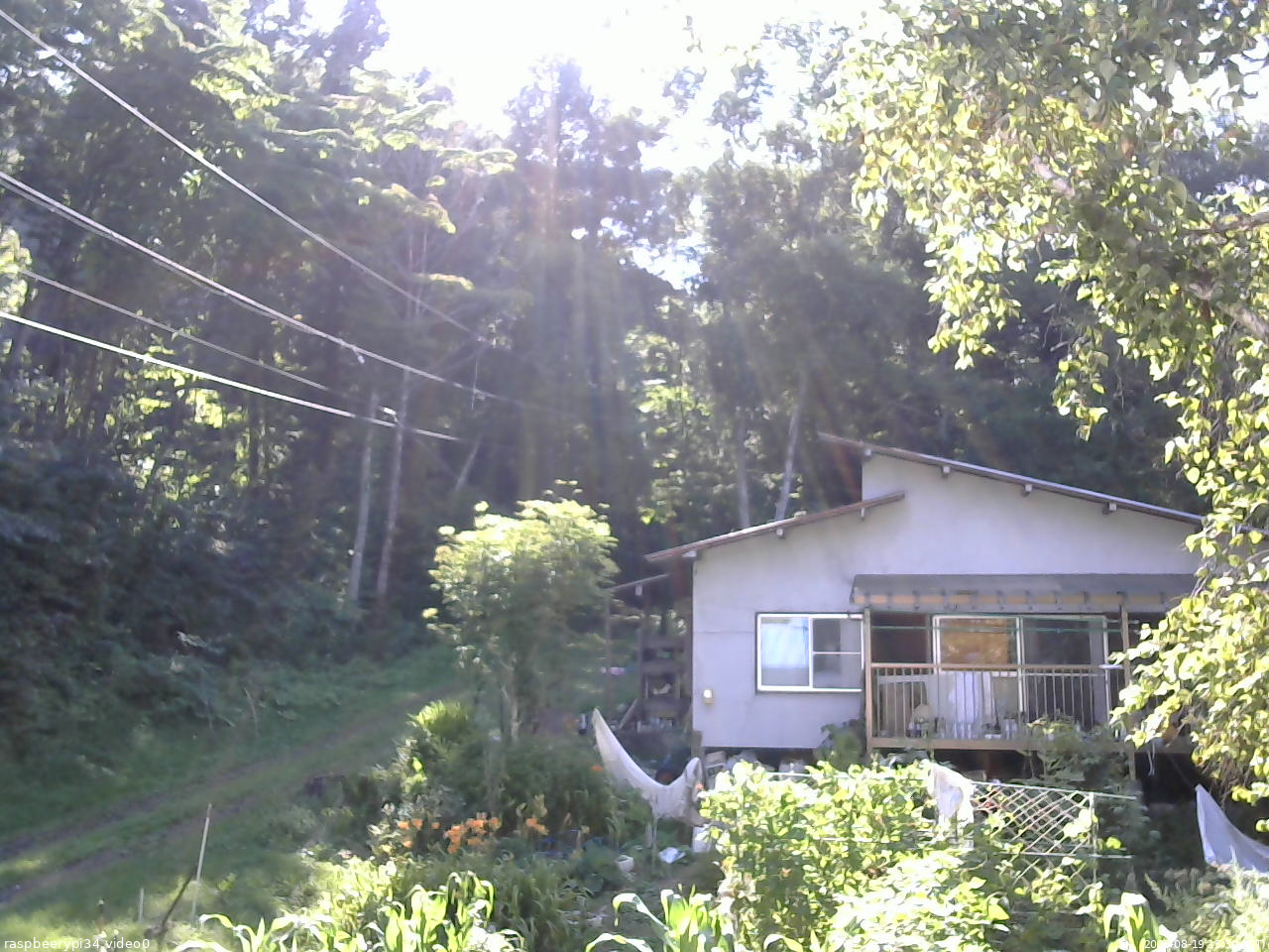 長野県菅平高原 ゆたか山荘 西側(坂上) 2025/08/19 15:30