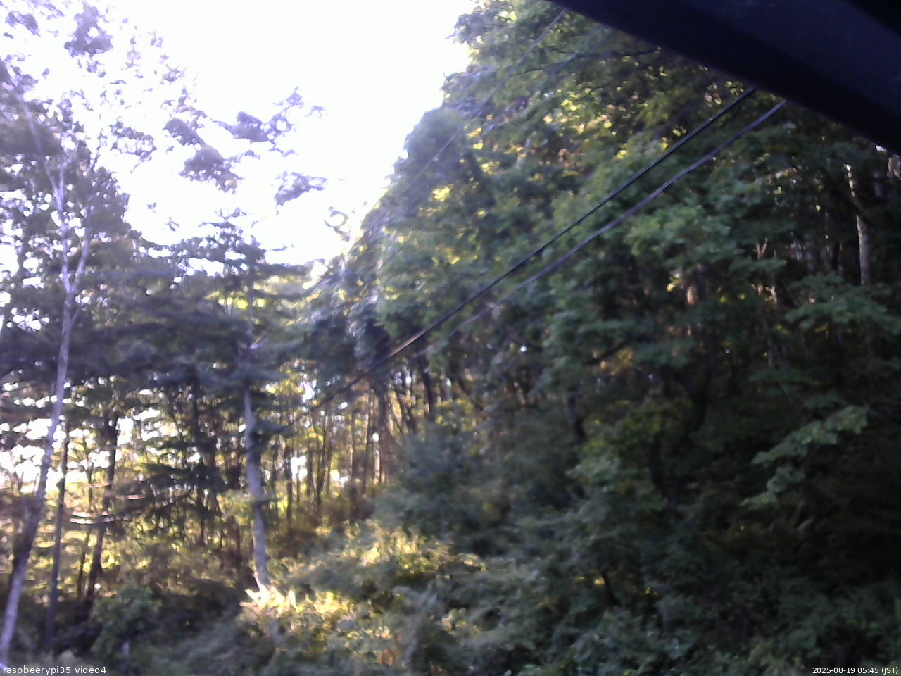 長野県菅平高原 ゆたか山荘 東側上空 2025/08/19 05:45