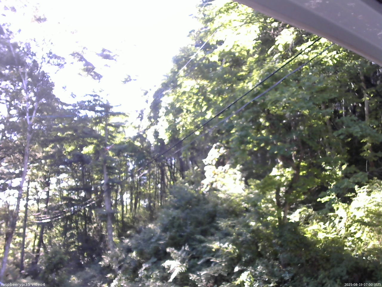 長野県菅平高原 ゆたか山荘 東側上空 2025/08/19 07:00
