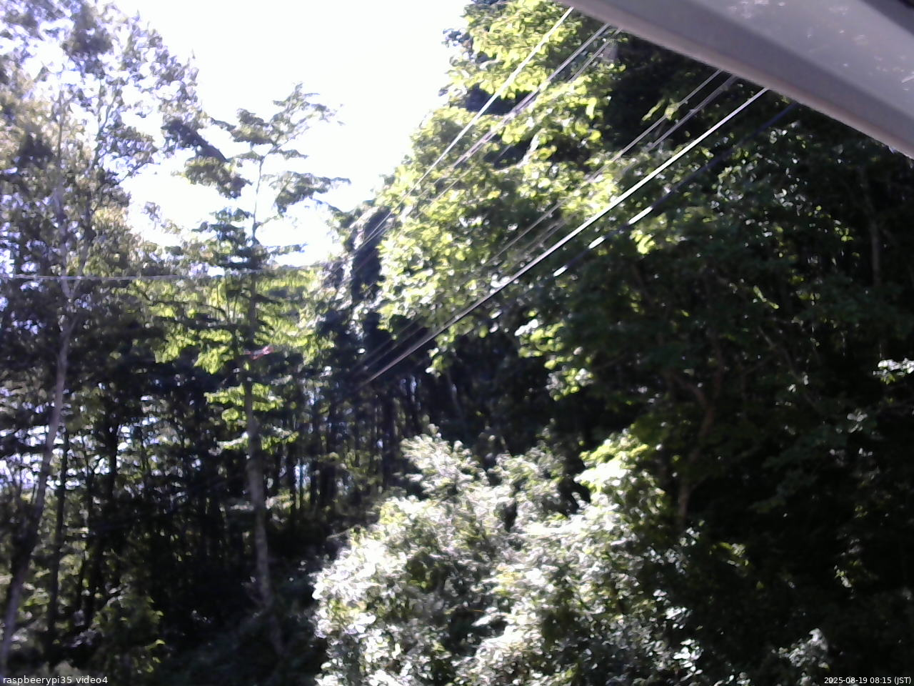 長野県菅平高原 ゆたか山荘 東側上空 2025/08/19 08:15
