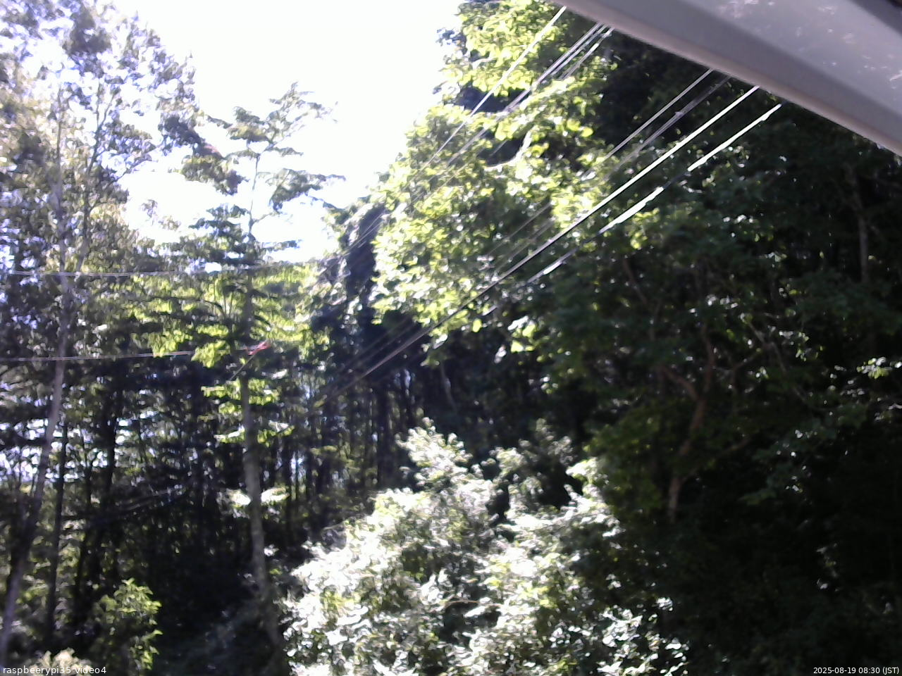 長野県菅平高原 ゆたか山荘 東側上空 2025/08/19 08:30