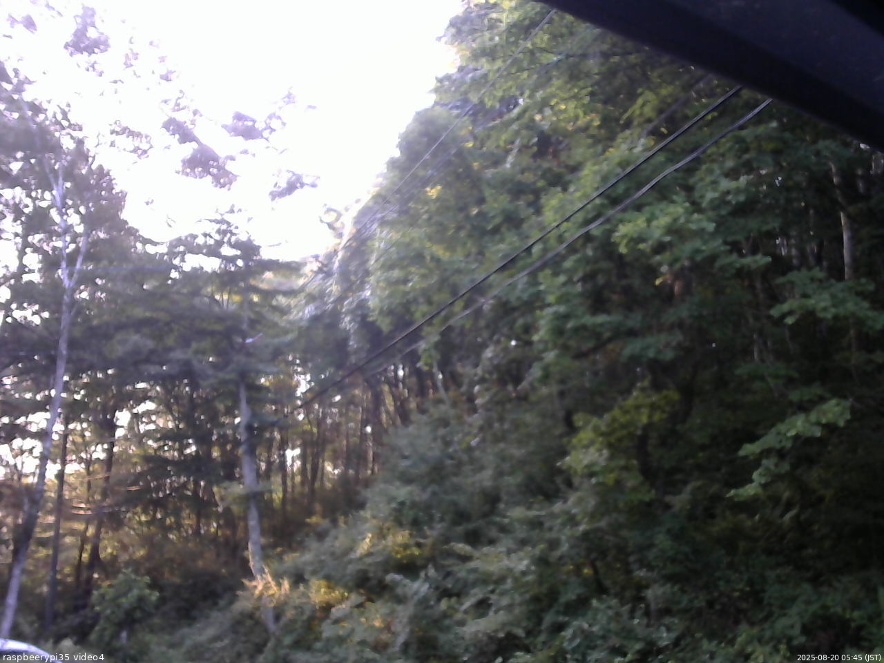 長野県菅平高原 ゆたか山荘 東側上空 2025/08/20 05:45