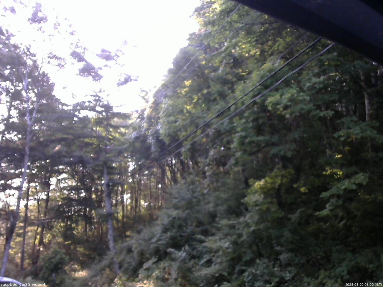 長野県菅平高原 ゆたか山荘 東側上空 2025/08/20 06:00