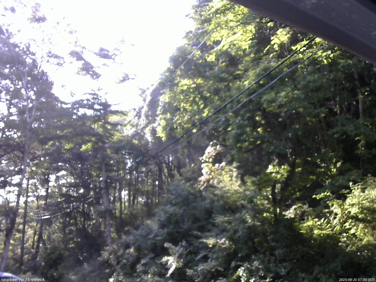長野県菅平高原 ゆたか山荘 東側上空 2025/08/20 07:00