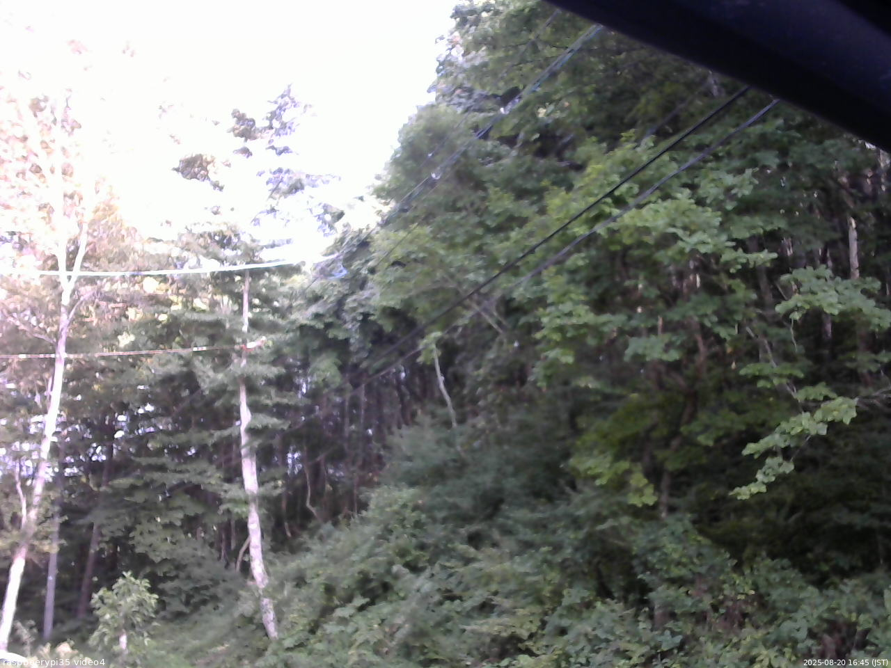 長野県菅平高原 ゆたか山荘 東側上空 2025/08/20 16:45
