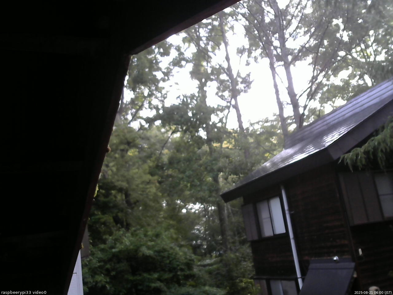 長野県菅平高原 ゆたか山荘 北側 2025/08/21 06:00