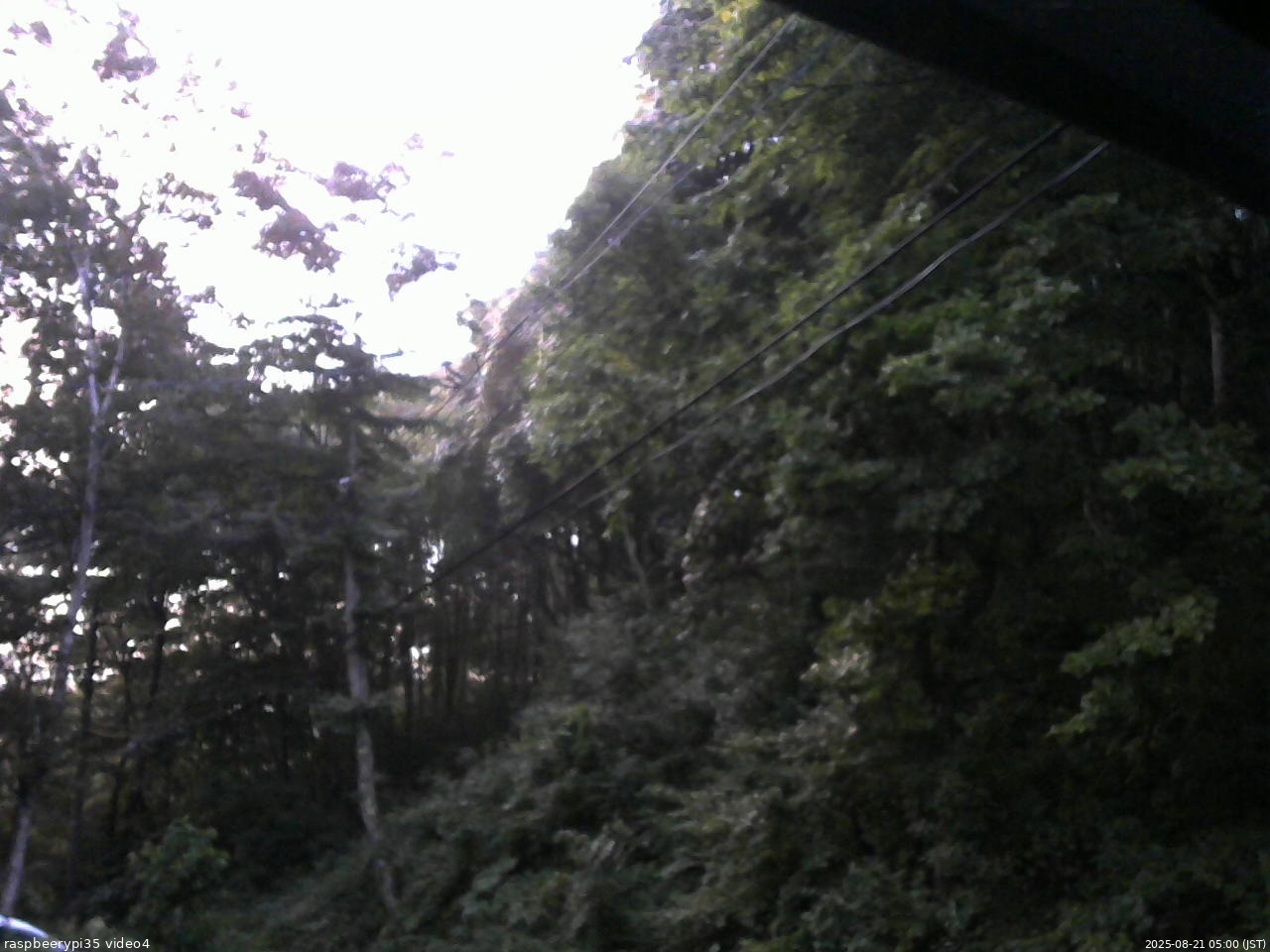 長野県菅平高原 ゆたか山荘 東側上空 2025/08/21 05:00