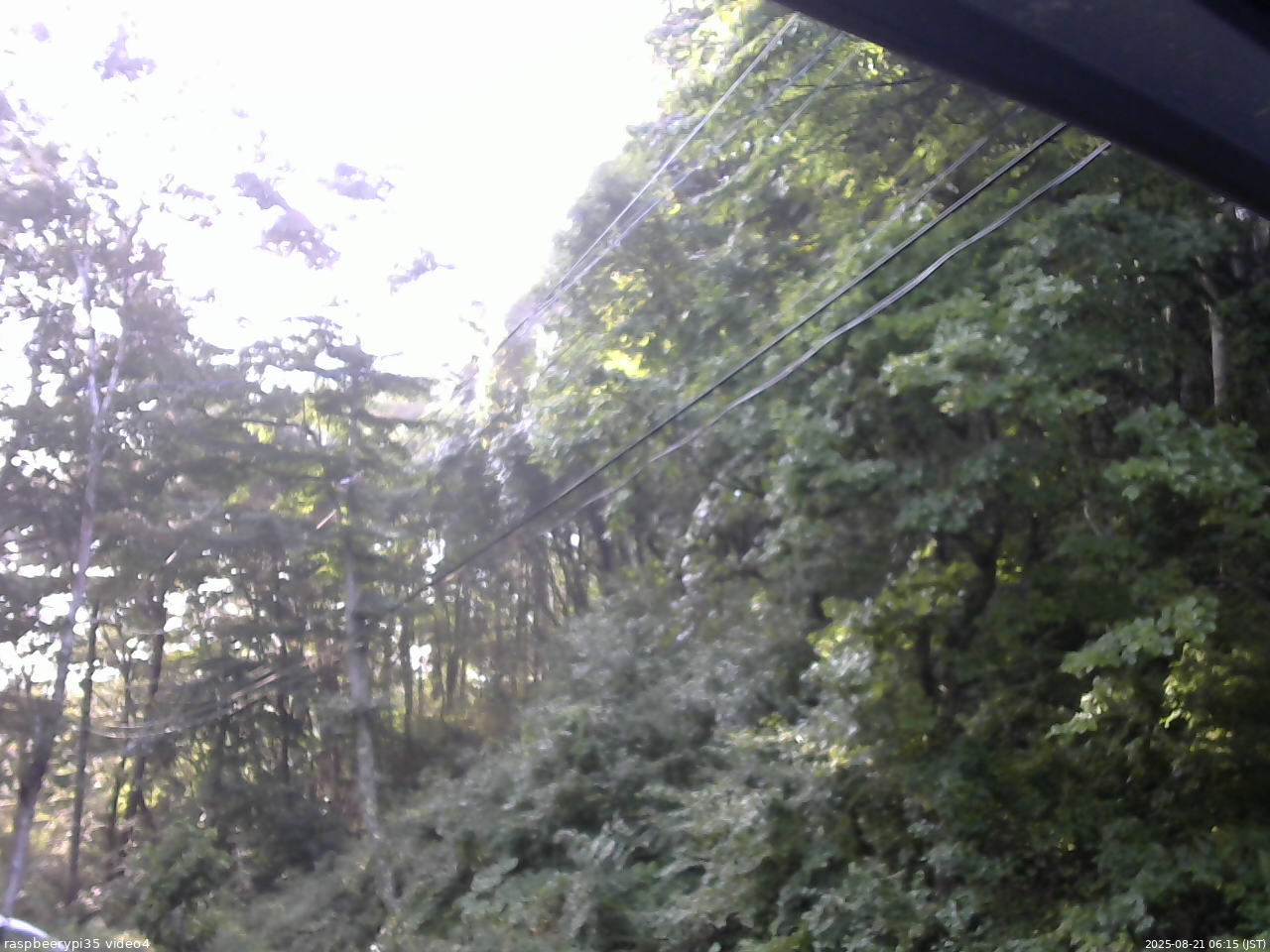 長野県菅平高原 ゆたか山荘 東側上空 2025/08/21 06:15