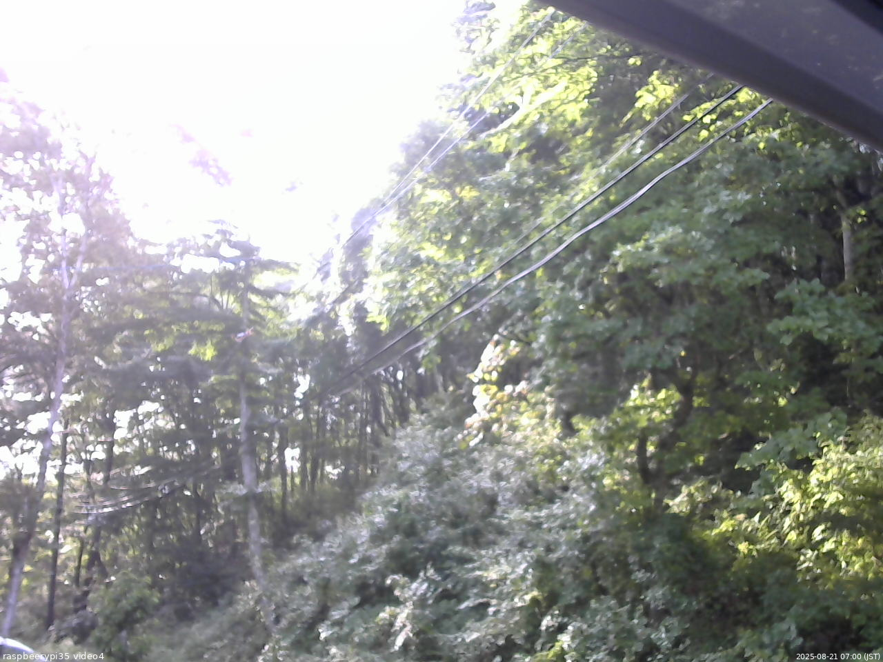 長野県菅平高原 ゆたか山荘 東側上空 2025/08/21 07:00