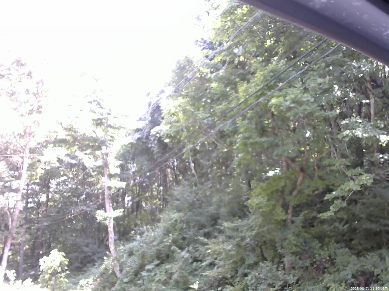 長野県菅平高原 ゆたか山荘 東側上空 2025/08/21 11:30