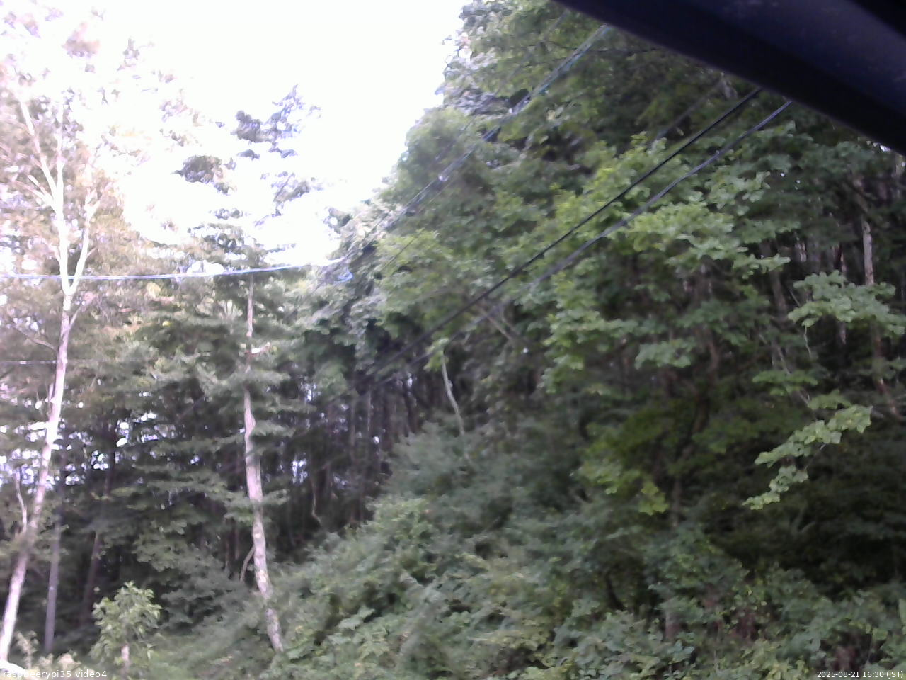 長野県菅平高原 ゆたか山荘 東側上空 2025/08/21 16:30