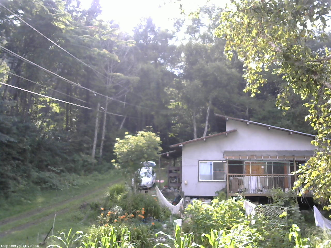 長野県菅平高原 ゆたか山荘 西側(坂上) 2025/08/22 15:30