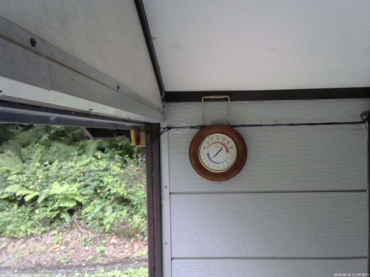 長野県菅平高原 ゆたか山荘 温度計 2025/08/22 11:30