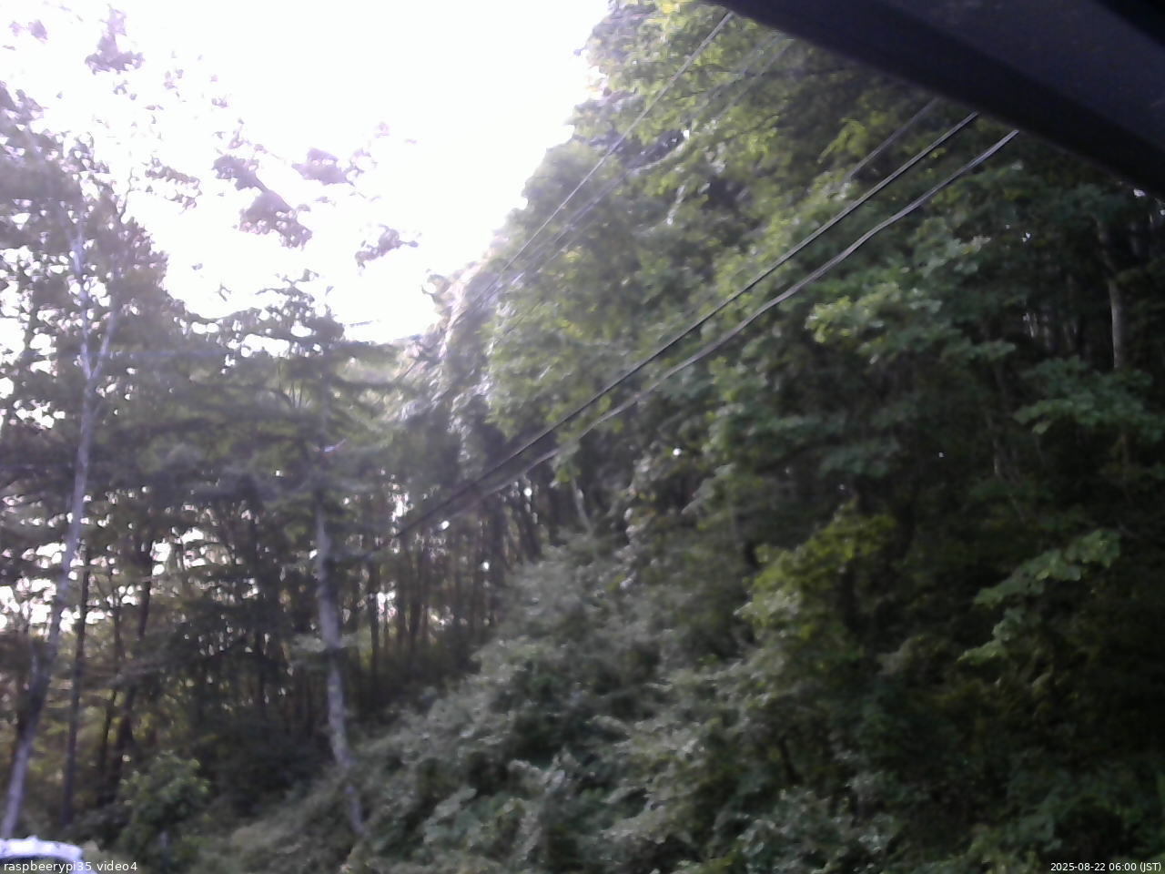 長野県菅平高原 ゆたか山荘 東側上空 2025/08/22 06:00