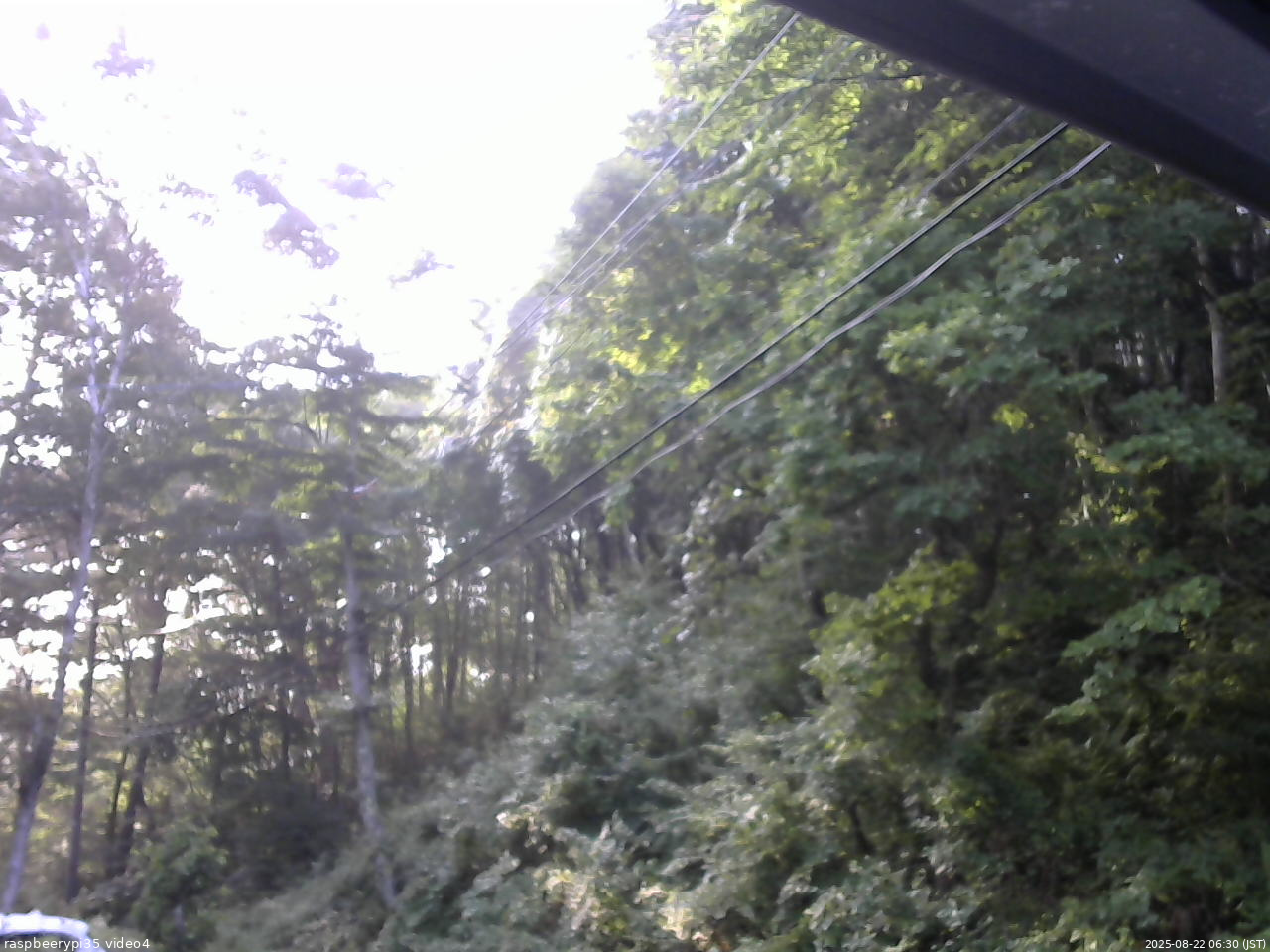 長野県菅平高原 ゆたか山荘 東側上空 2025/08/22 06:30