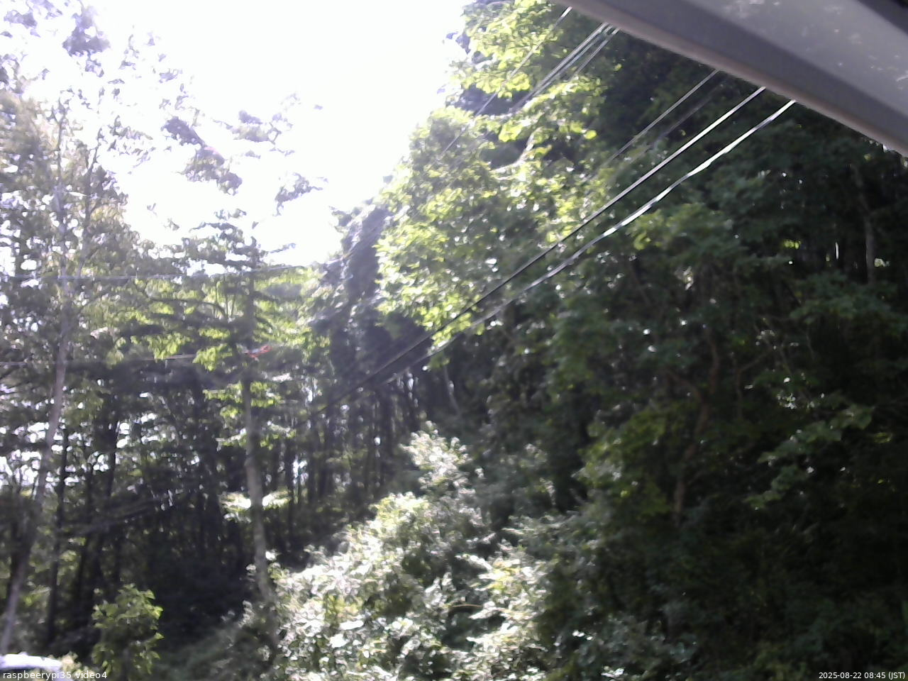 長野県菅平高原 ゆたか山荘 東側上空 2025/08/22 08:45