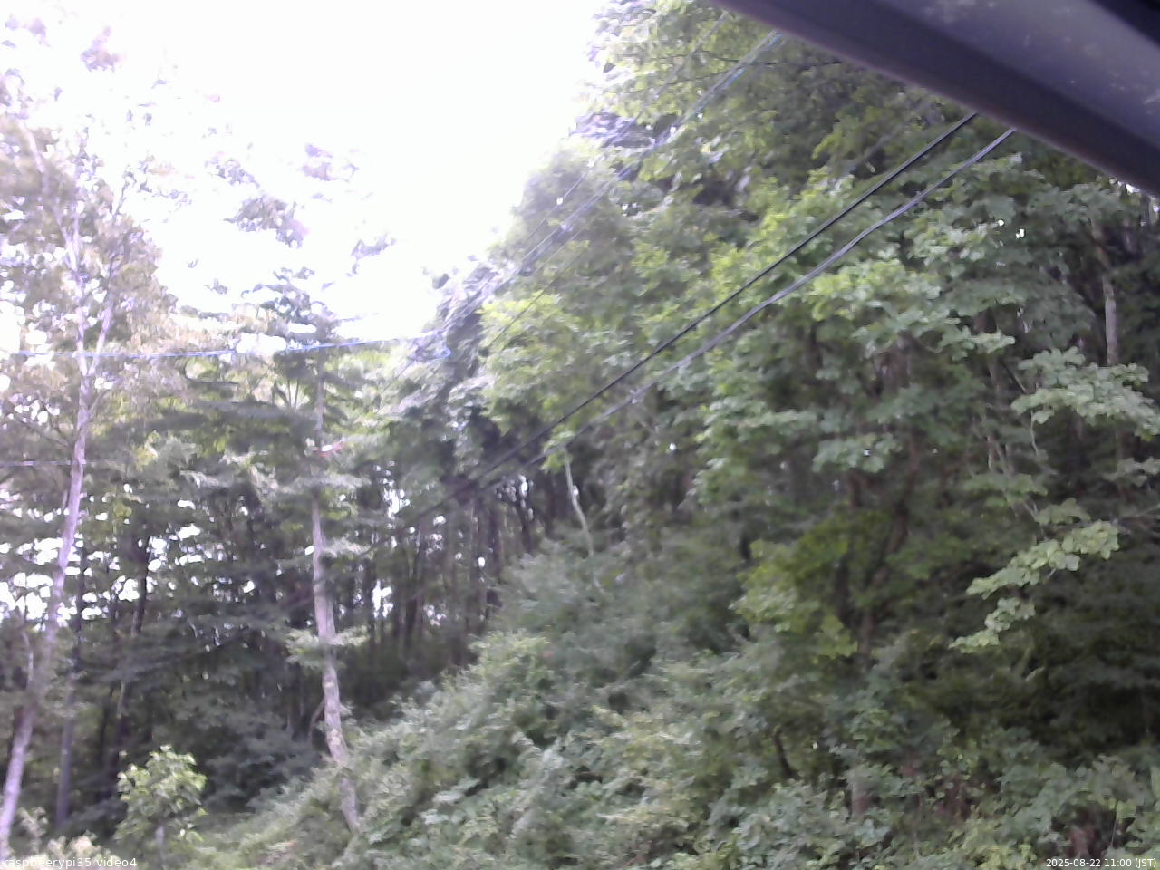 長野県菅平高原 ゆたか山荘 東側上空 2025/08/22 11:00