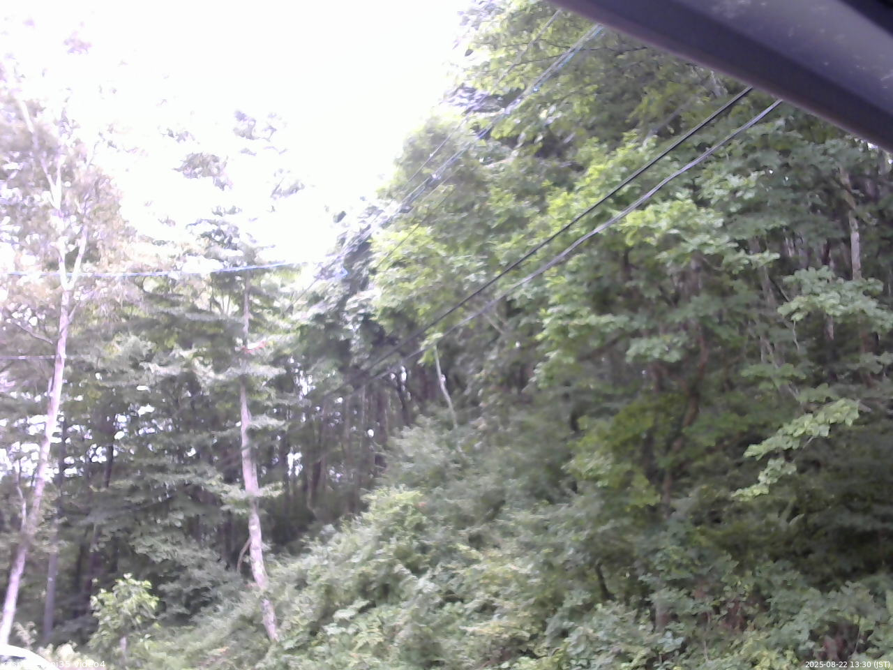 長野県菅平高原 ゆたか山荘 東側上空 2025/08/22 13:30