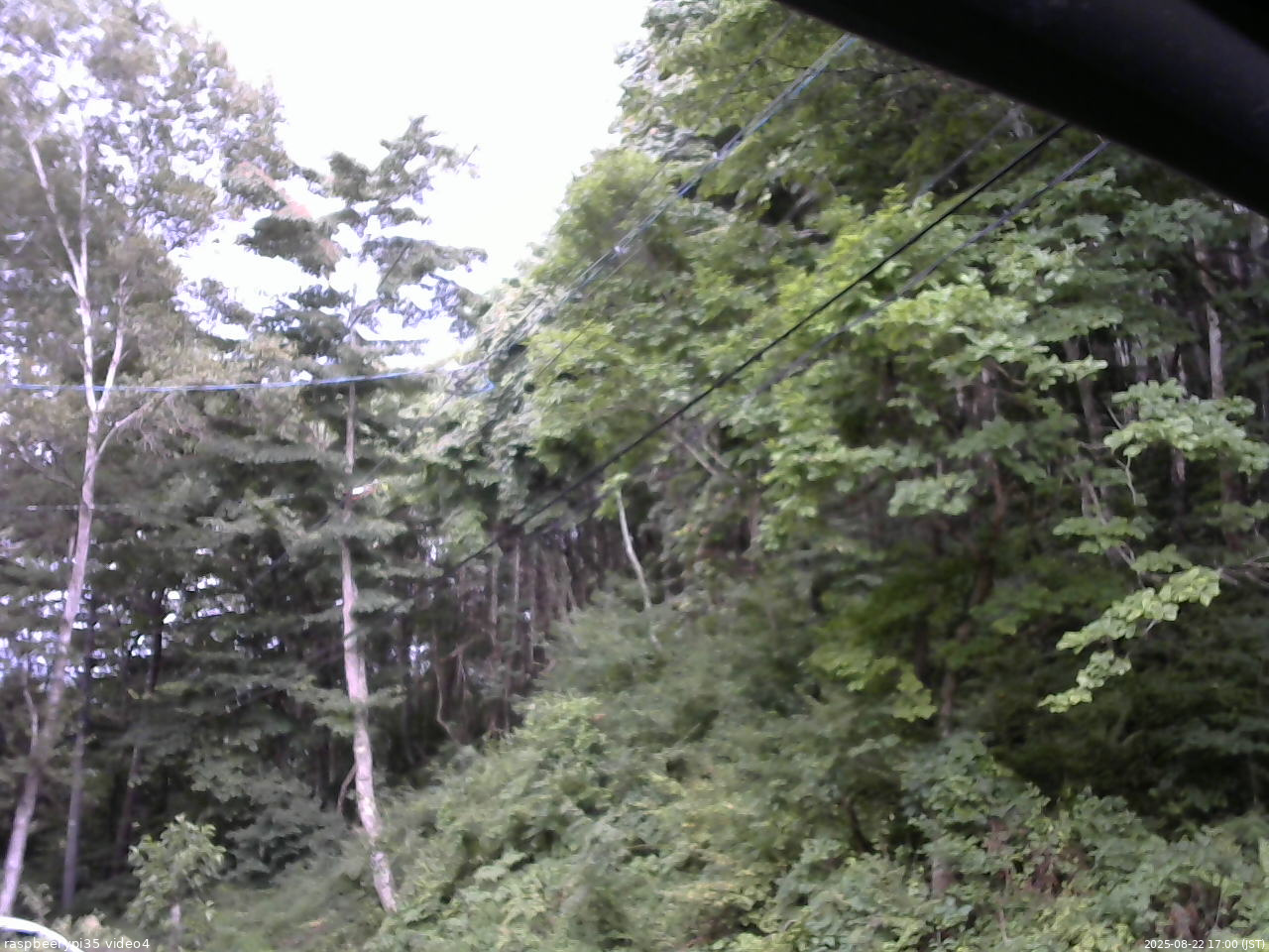 長野県菅平高原 ゆたか山荘 東側上空 2025/08/22 17:00