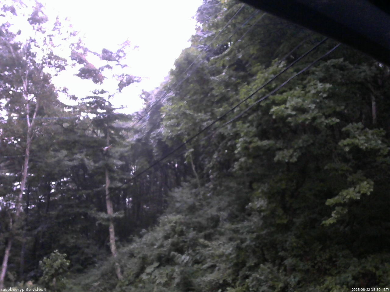 長野県菅平高原 ゆたか山荘 東側上空 2025/08/22 18:30