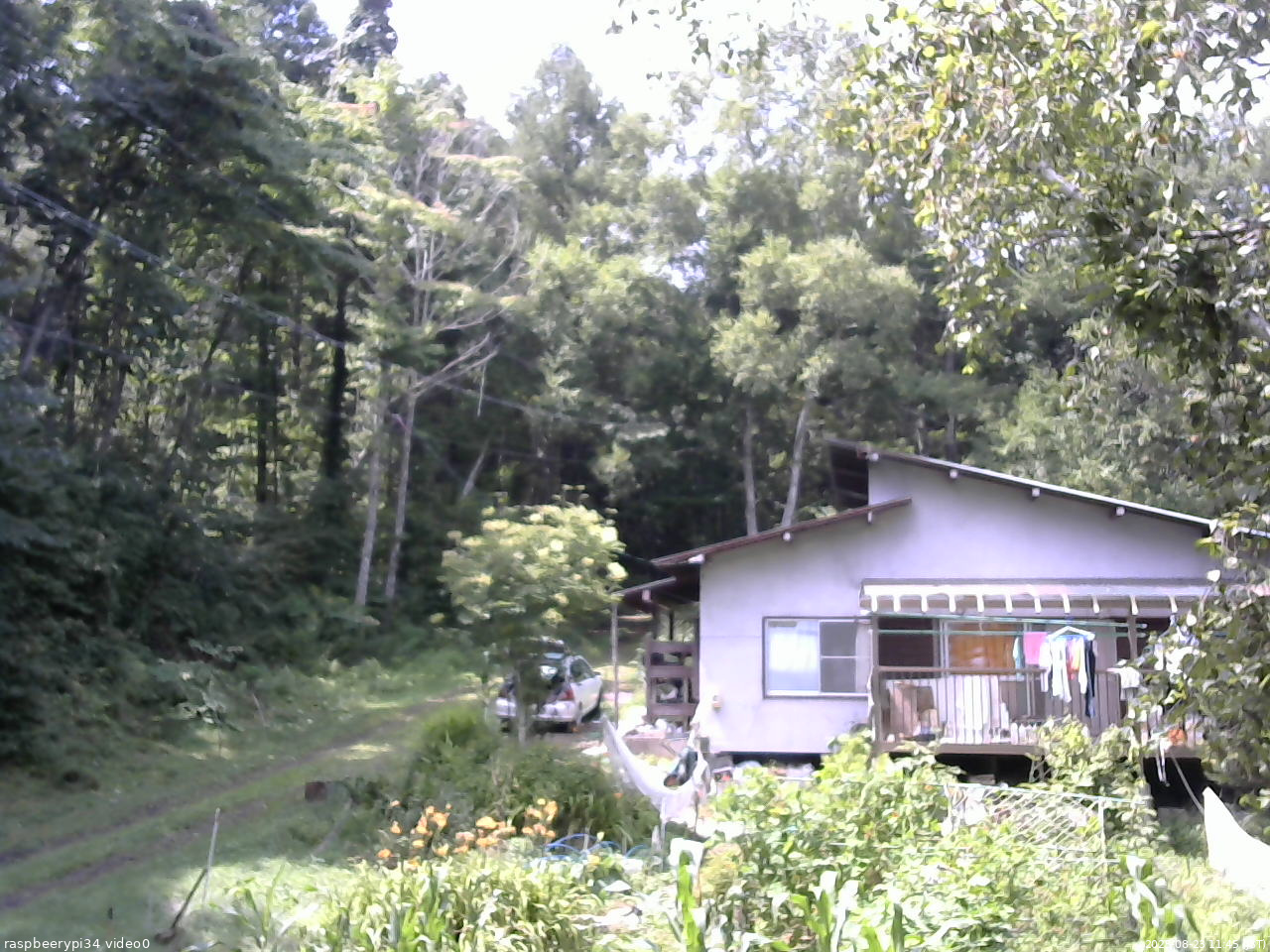 長野県菅平高原 ゆたか山荘 西側(坂上) 2025/08/23 11:45