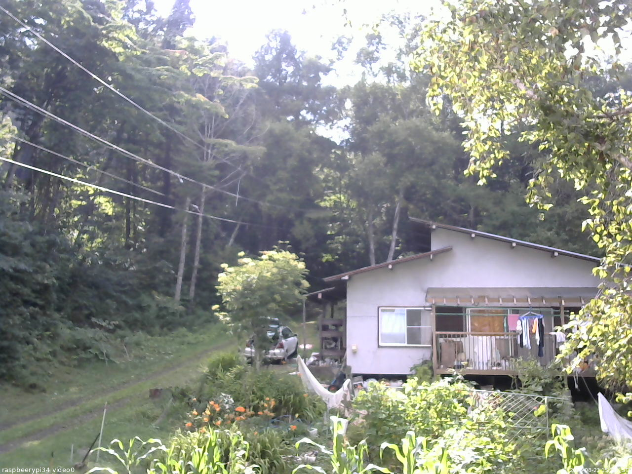 長野県菅平高原 ゆたか山荘 西側(坂上) 2025/08/23 15:30