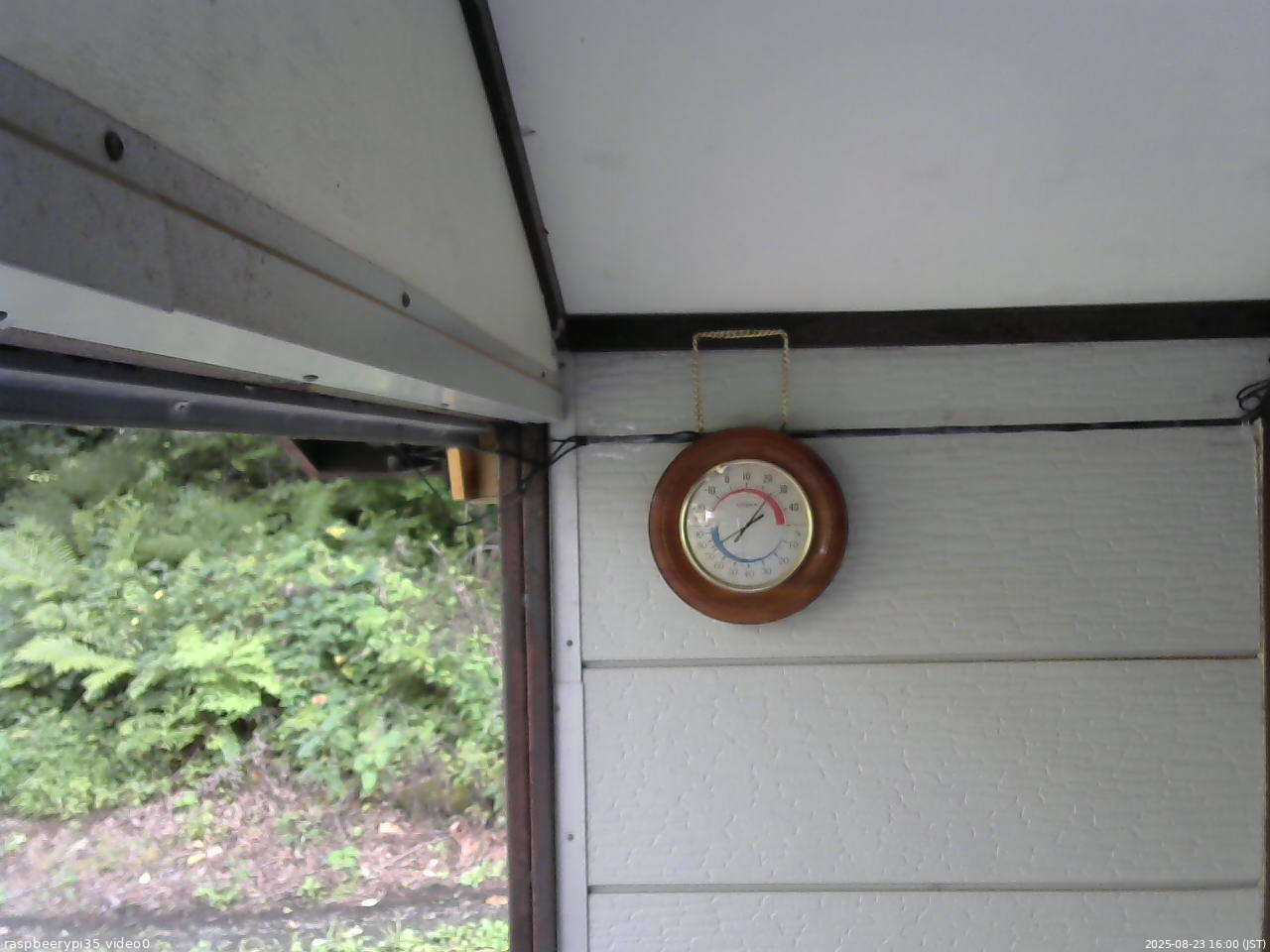 長野県菅平高原 ゆたか山荘 温度計 2025/08/23 16:00