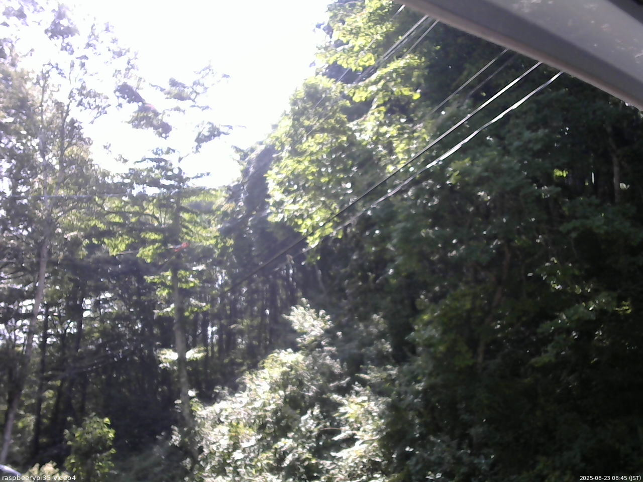 長野県菅平高原 ゆたか山荘 東側上空 2025/08/23 08:45