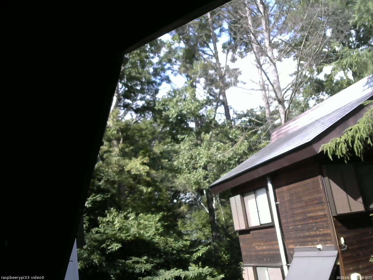 長野県菅平高原 ゆたか山荘 北側 2025/08/24 14:45