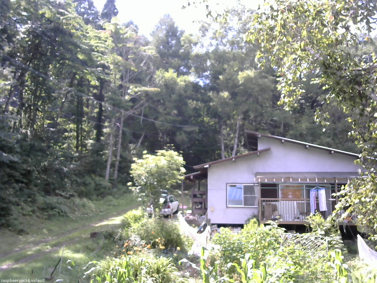 長野県菅平高原 ゆたか山荘 西側(坂上) 2025/08/24 13:45