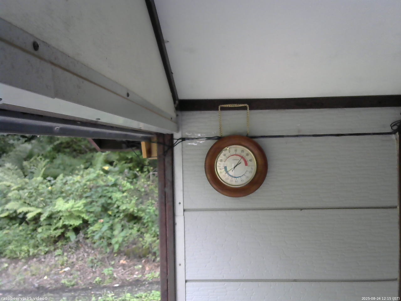 長野県菅平高原 ゆたか山荘 温度計 2025/08/24 12:15