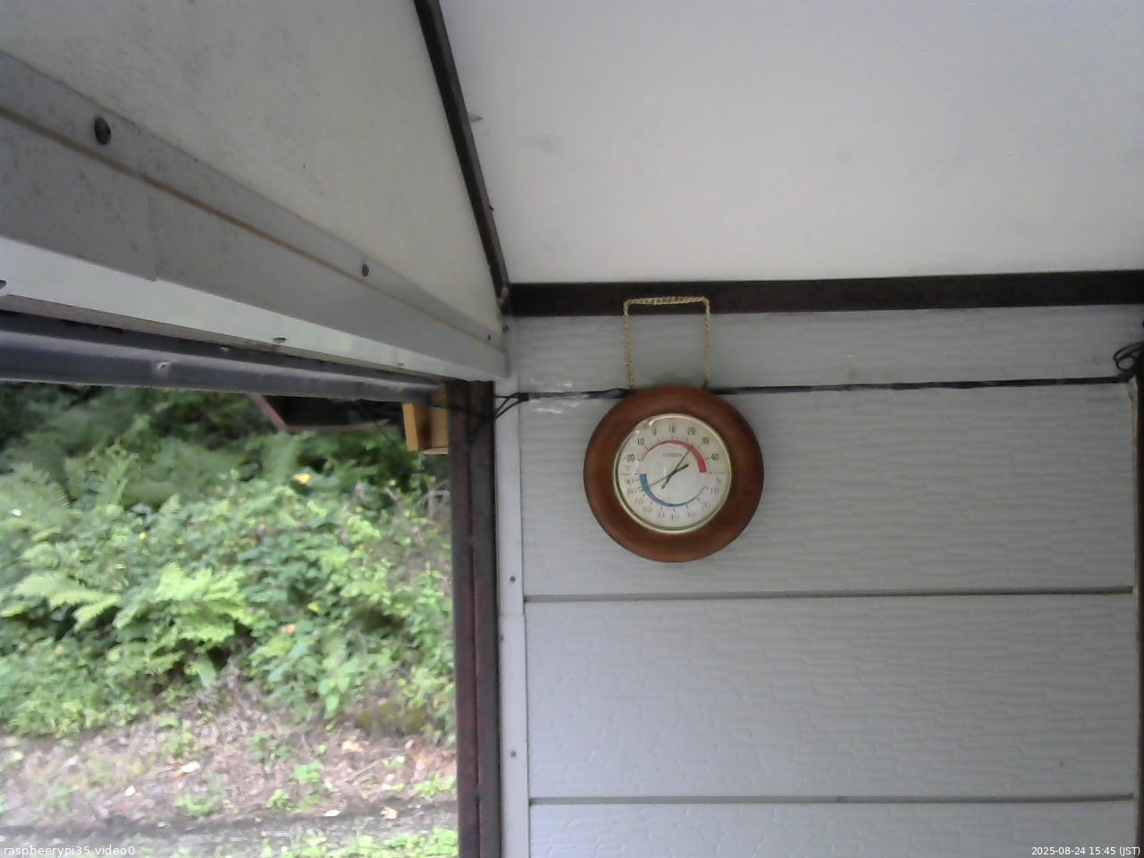長野県菅平高原 ゆたか山荘 温度計 2025/08/24 15:45