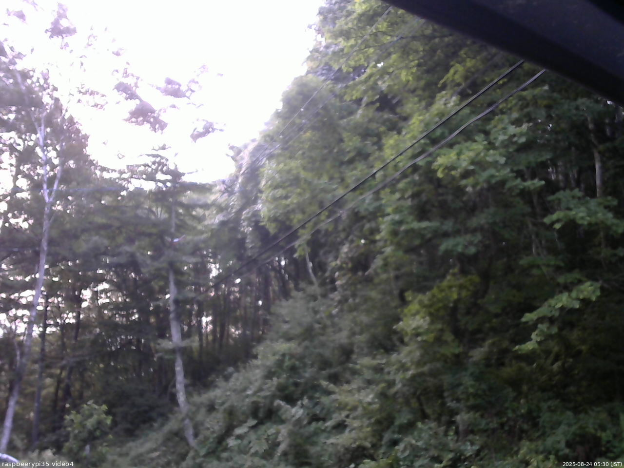 長野県菅平高原 ゆたか山荘 東側上空 2025/08/24 05:30