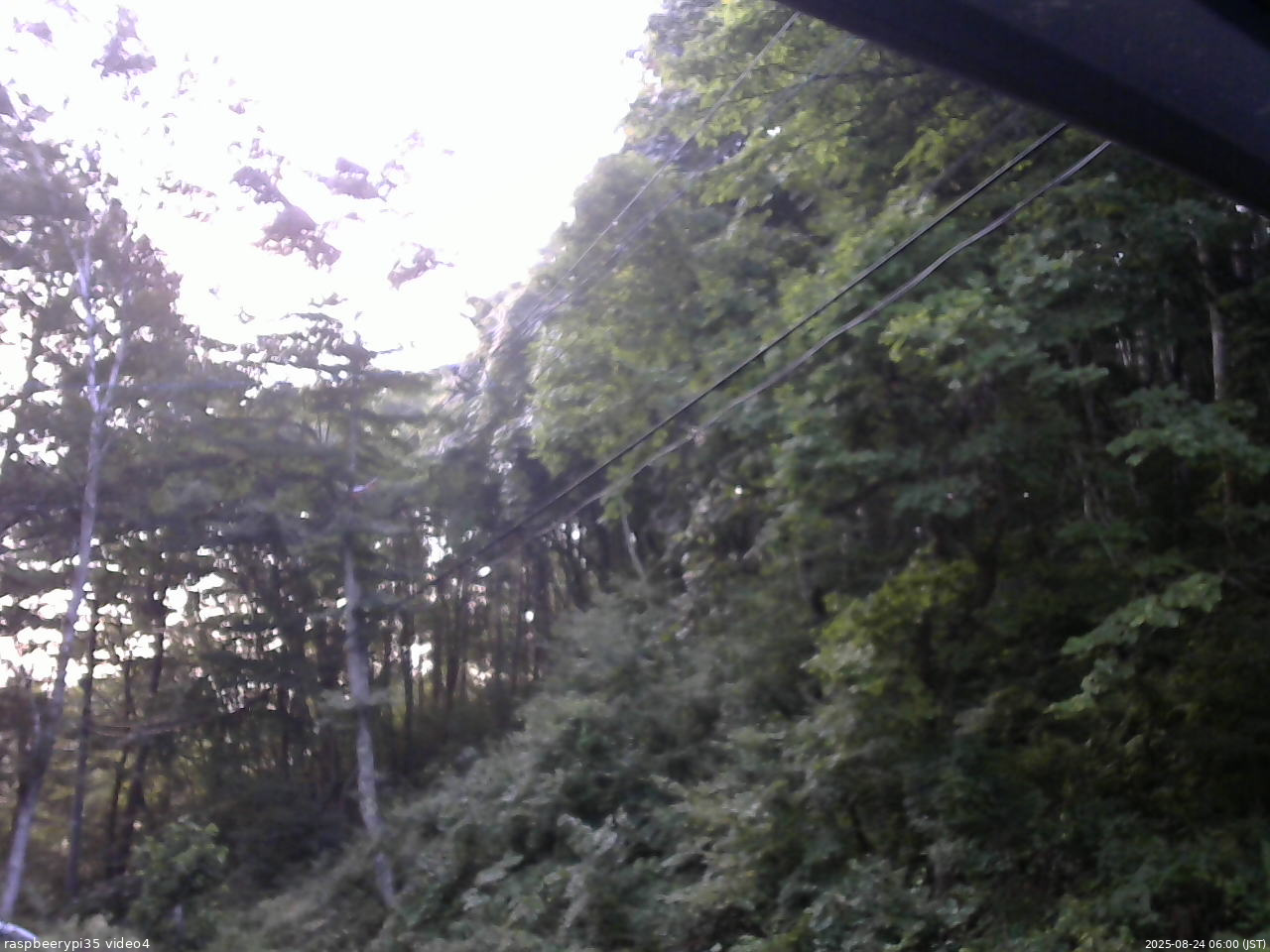 長野県菅平高原 ゆたか山荘 東側上空 2025/08/24 06:00