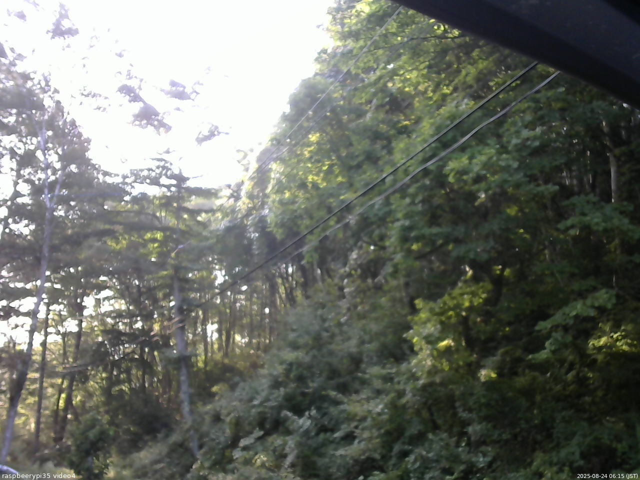 長野県菅平高原 ゆたか山荘 東側上空 2025/08/24 06:15