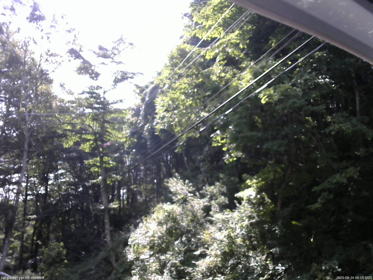 長野県菅平高原 ゆたか山荘 東側上空 2025/08/24 08:15