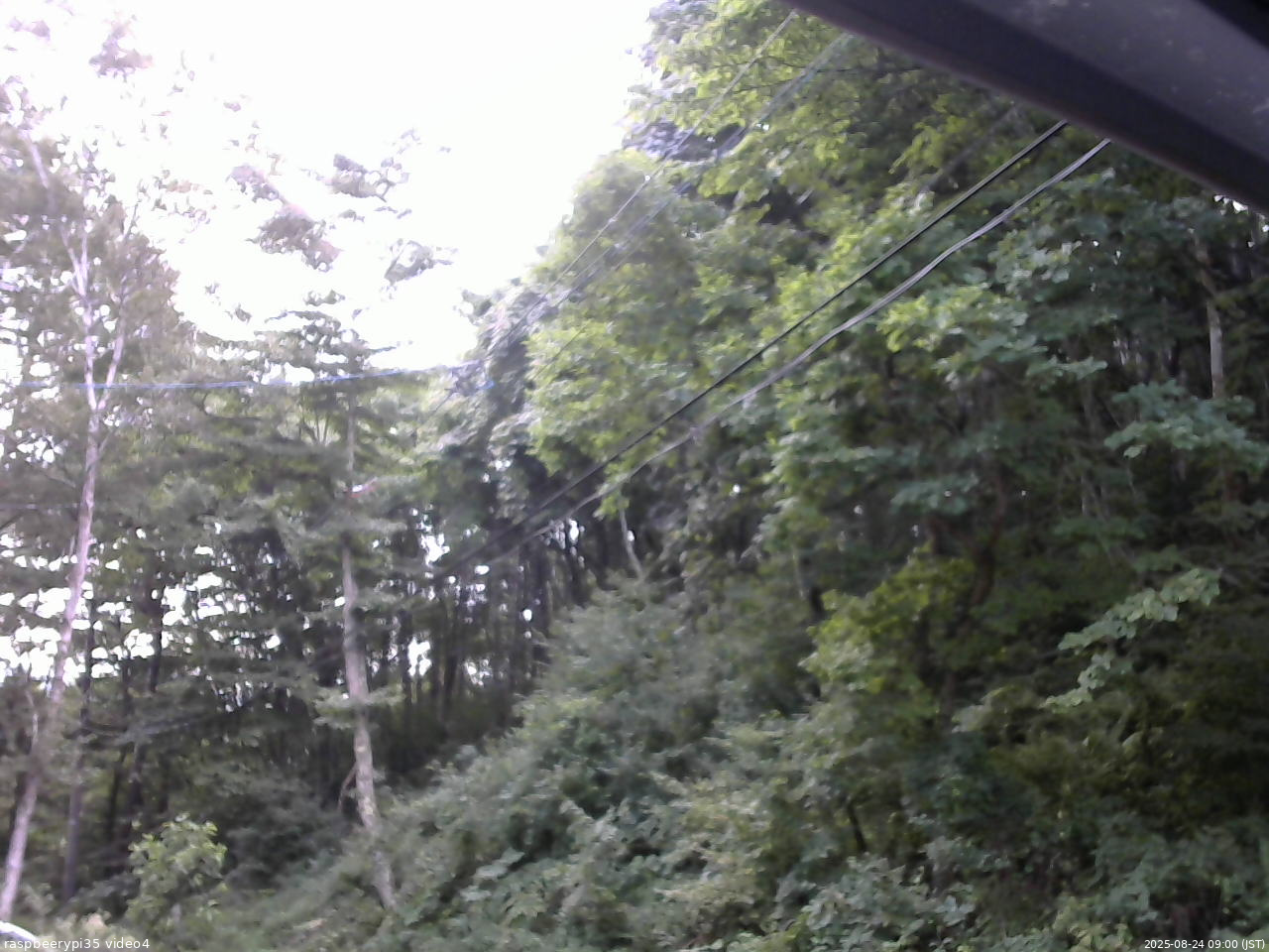 長野県菅平高原 ゆたか山荘 東側上空 2025/08/24 09:00