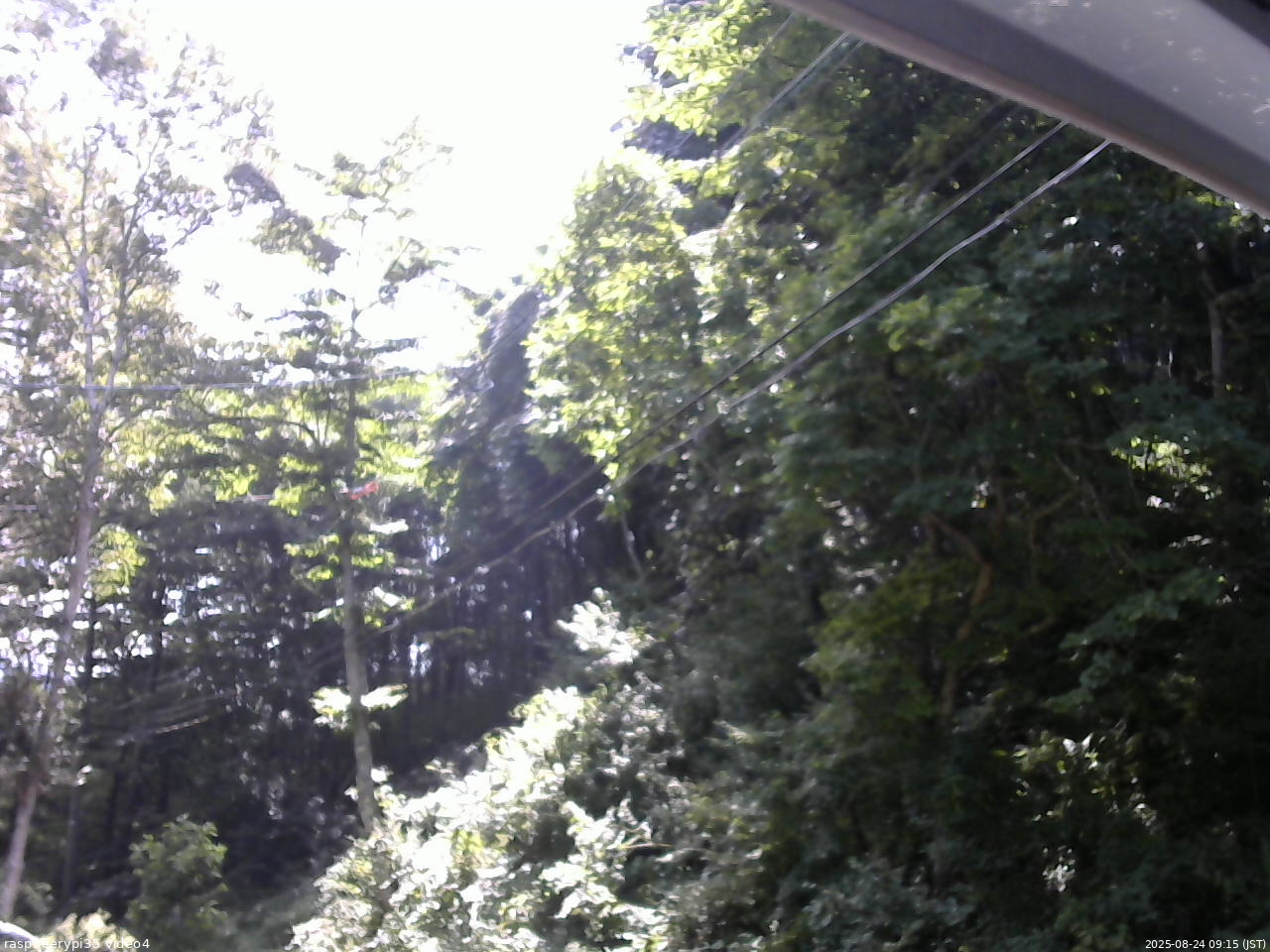 長野県菅平高原 ゆたか山荘 東側上空 2025/08/24 09:15