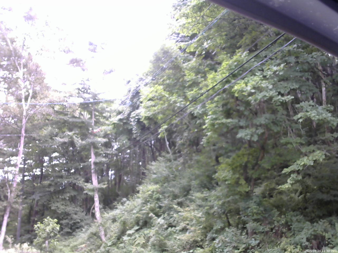 長野県菅平高原 ゆたか山荘 東側上空 2025/08/24 11:30