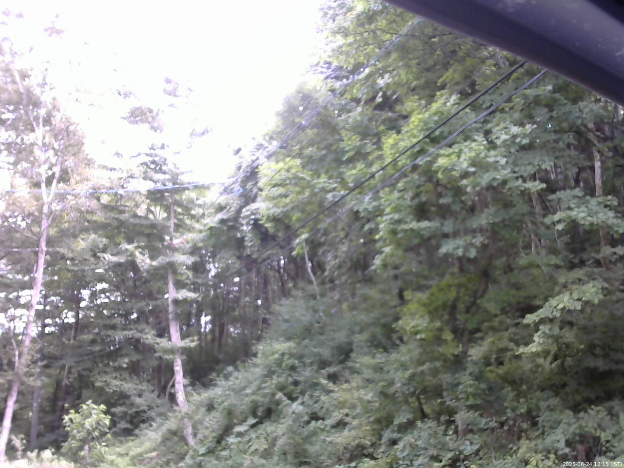 長野県菅平高原 ゆたか山荘 東側上空 2025/08/24 12:15