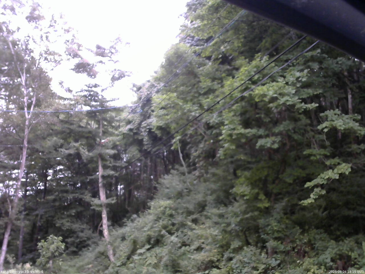 長野県菅平高原 ゆたか山荘 東側上空 2025/08/24 18:15