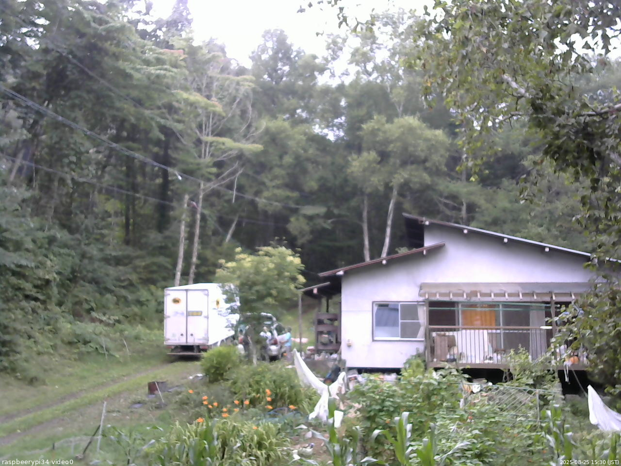 長野県菅平高原 ゆたか山荘 西側(坂上) 2025/08/25 15:30