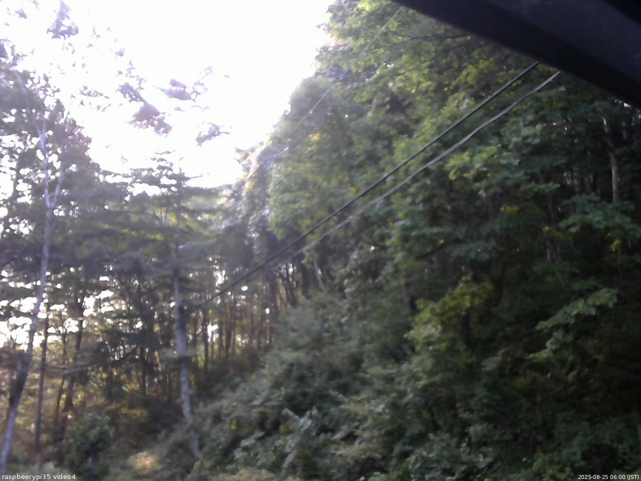 長野県菅平高原 ゆたか山荘 東側上空 2025/08/25 06:00