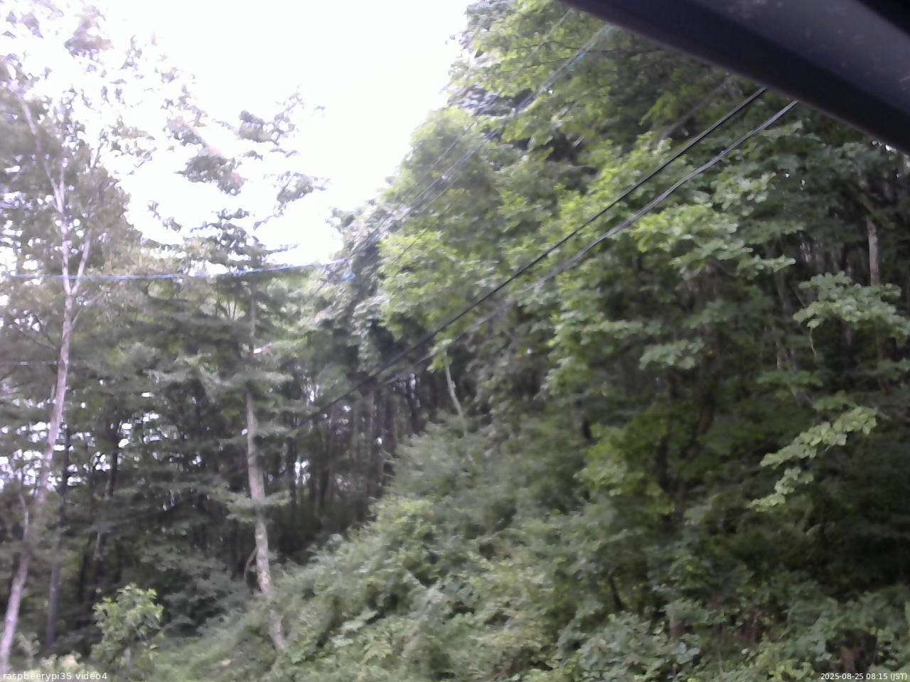長野県菅平高原 ゆたか山荘 東側上空 2025/08/25 08:15