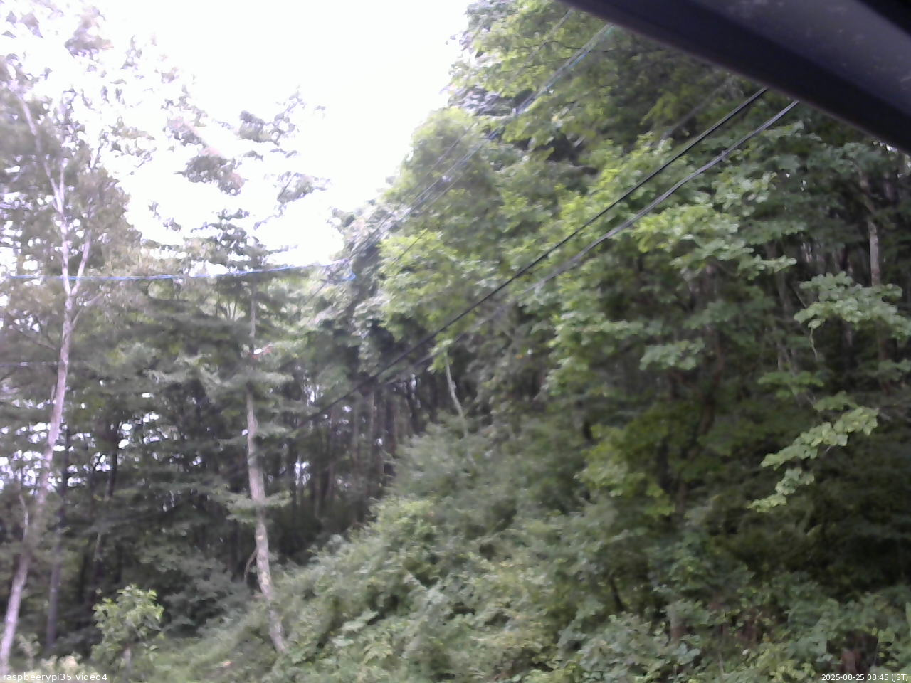 長野県菅平高原 ゆたか山荘 東側上空 2025/08/25 08:45