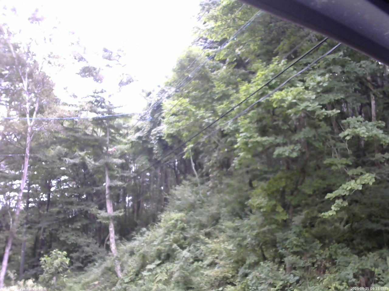 長野県菅平高原 ゆたか山荘 東側上空 2025/08/25 09:15