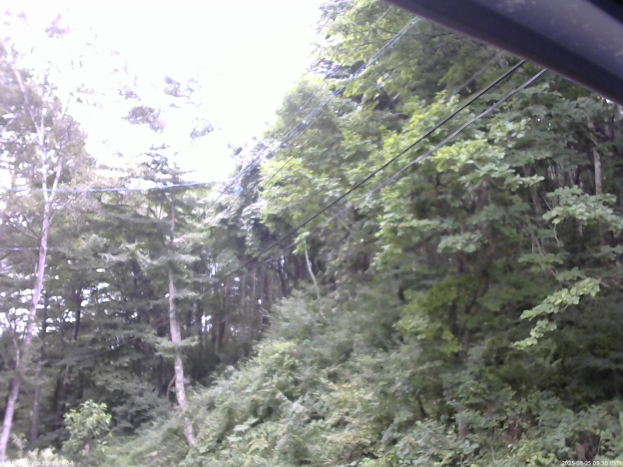 長野県菅平高原 ゆたか山荘 東側上空 2025/08/25 09:30