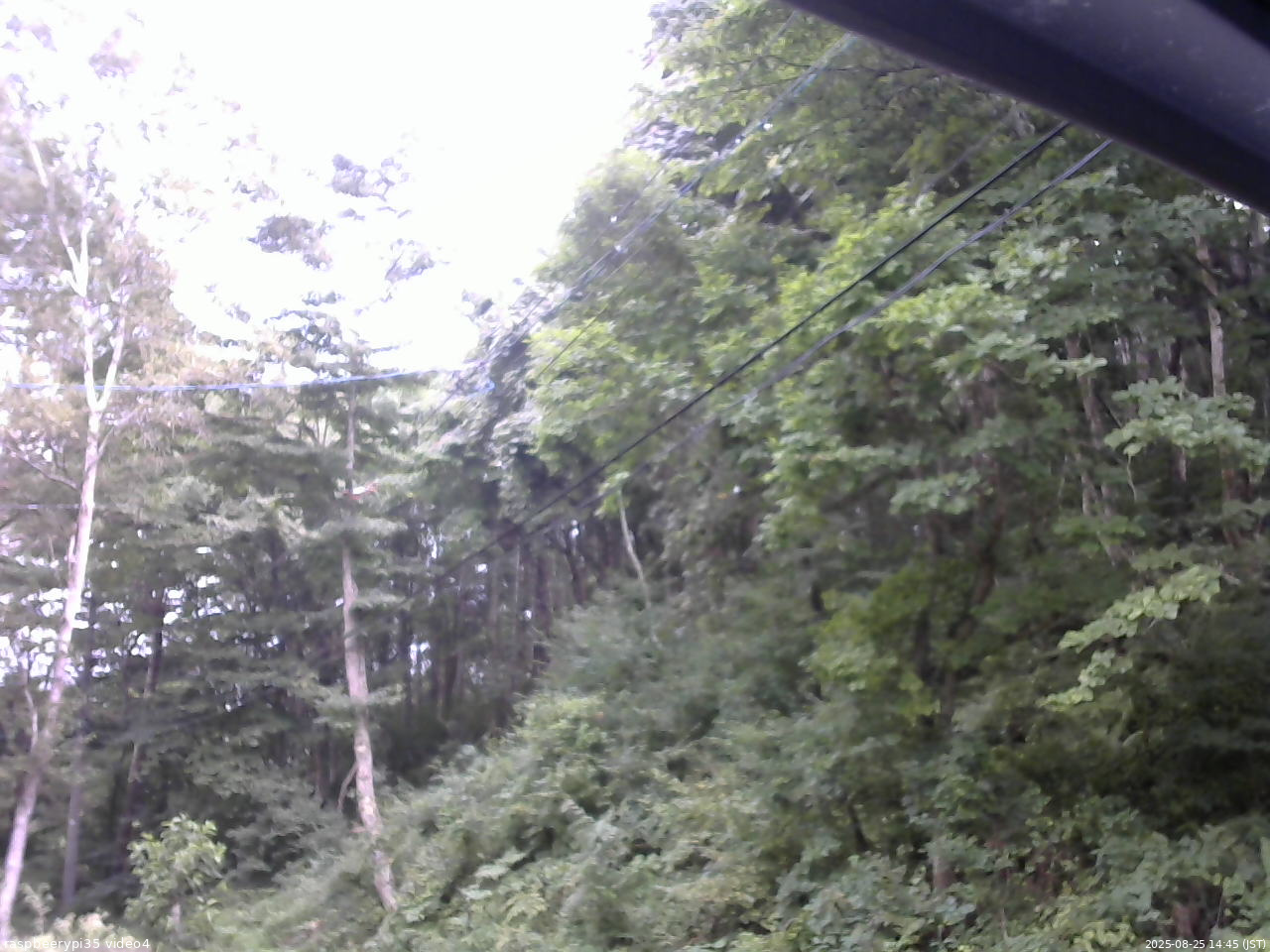 長野県菅平高原 ゆたか山荘 東側上空 2025/08/25 14:45